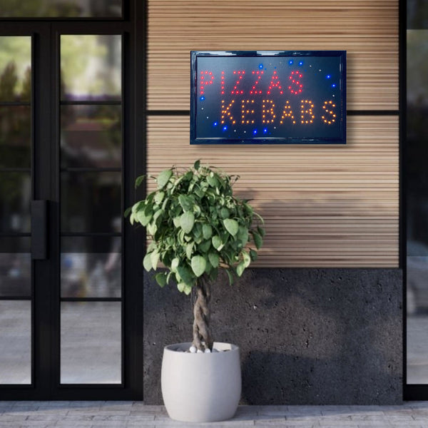 LED Pizzas & Kebabs Sign