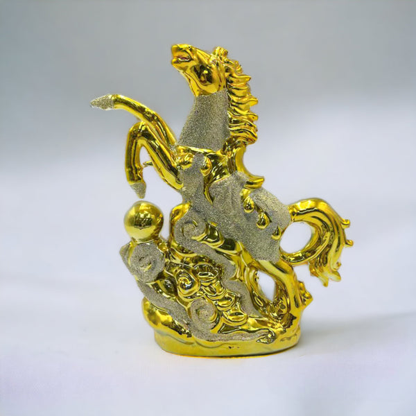 Golden Ball Horse ornament, gifts, wedding gifts,room decoration, decorative ornament