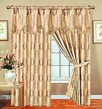 Jacquard Curtain, Pelmet Curtain, Pencil Pleat Curtain, Readymade curtain, Curtains for Bedroom, Lined Curtain